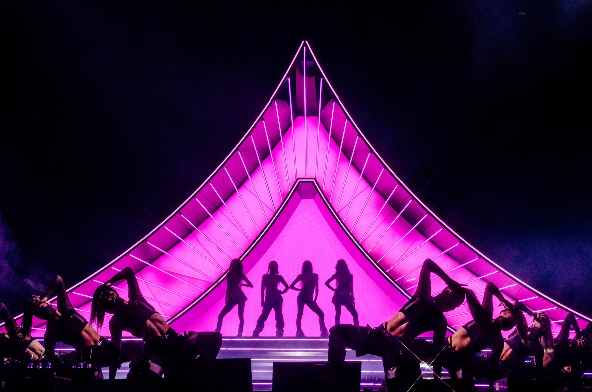 Blackpink performing at Coachella 2023